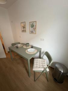 Istumisnurk majutusasutuses Direkt am Markplatz von Pasewalk wohnen mit Geschirrspüler und Parkplatz