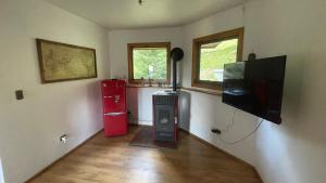 Μια τηλεόραση ή/και κέντρο ψυχαγωγίας στο Oceana Suites Santa Inés, Coyhaique