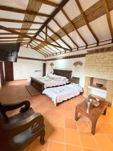 Postel nebo postele na pokoji v ubytování Apartamento Colonial