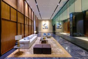 Posezení v ubytování 2r2b Klcc Aria Hi Luxury Amazing Facilities Zen