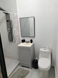 Ένα μπάνιο στο Cómodo y excelente departamento en Monterrey