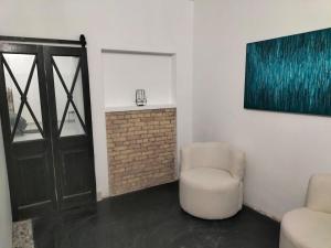 Χώρος καθιστικού στο Cómodo y excelente departamento en Monterrey