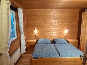 Postel nebo postele na pokoji v ubytování Ferienhaus Barbara