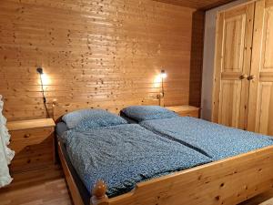 Postel nebo postele na pokoji v ubytování Ferienhaus Barbara