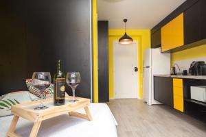 Η κουζίνα ή μικρή κουζίνα στο Maison Perdizes - Allianz Parque Supreme