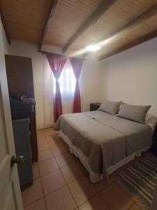 Postel nebo postele na pokoji v ubytování Cabañas La Marca