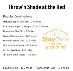 a screenshot of a flyer for the throw n shade at the red at Throw'n Shade at the Red - near RRG KY in Stanton