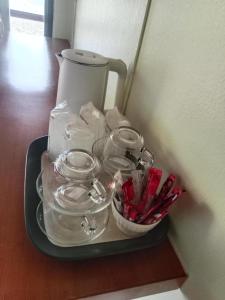 Příslušenství pro přípravu čaje a kávy v ubytování Family view A2