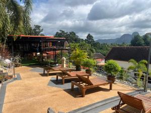 Üldine mäevaade või majutusasutusest Krabi Villa Phu Khao Private Resort pildistatud vaade