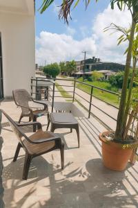 Χώρος καθιστικού στο Toquipal Suites