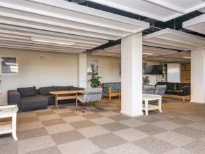 Posezení v ubytování Apartment with terrace in a holiday park