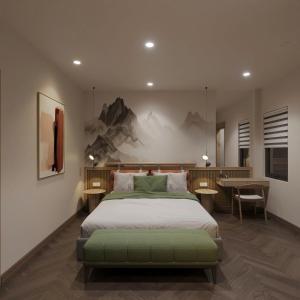 Ένα ή περισσότερα κρεβάτια σε δωμάτιο στο Nicecy Hotel - Lê Lai Street