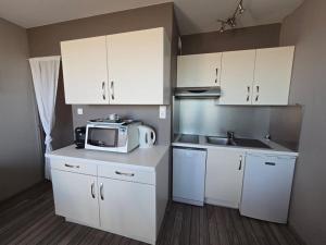 Η κουζίνα ή μικρή κουζίνα στο Studio rénové vue mer, animaux acceptés - FR-1-777-40