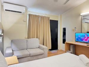 Μια τηλεόραση ή/και κέντρο ψυχαγωγίας στο Taree Motor Inn