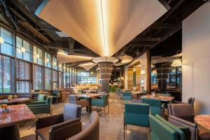 Posezení v ubytování Licheng Bieyuan Meibao Hotel