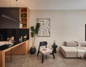 Χώρος καθιστικού στο Nexa Studio Canggu