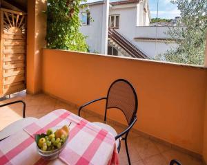 Balkón nebo terasa v ubytování Apartments in Vrbnik - Insel Krk 13597
