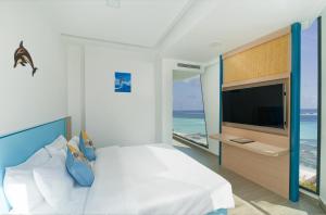 Postel nebo postele na pokoji v ubytování h78 Guraidhoo + 14 fotografií