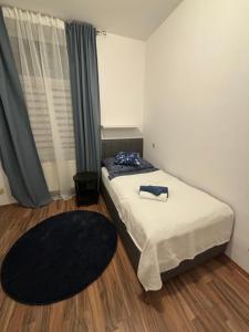 Postel nebo postele na pokoji v ubytování Wohnung in Wien