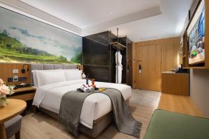 Μια τηλεόραση ή/και κέντρο ψυχαγωγίας στο 秋果酒店西安钟楼北大街地铁站店