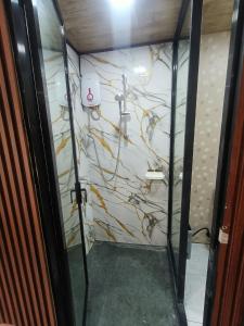 Koupelna v ubytování Summer Hub