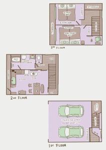 a floor plan of a house at 藤花Touka in Kurashiki