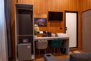 Kuchyň nebo kuchyňský kout v ubytování The View Villa