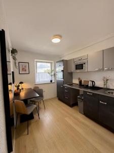 Kuchyň nebo kuchyňský kout v ubytování Pension Bockenem GbR