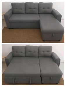 Χώρος καθιστικού στο Habitus Denai Alam Elmina Pool Wifi Netflix