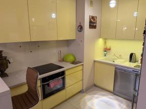 Kuchyň nebo kuchyňský kout v ubytování Apartament Karczówka