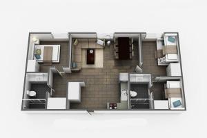 Kuchyň nebo kuchyňský kout v ubytování Skitorget Apartments + 50 fotografií