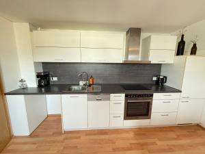 Kuchyň nebo kuchyňský kout v ubytování Loft 73