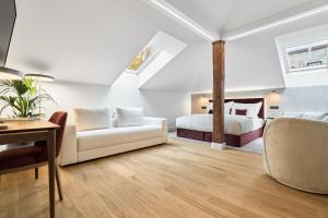 Χώρος καθιστικού στο Villa Patriot Boutique Hotel