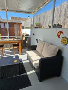 Χώρος καθιστικού στο Casa Sol y Luna