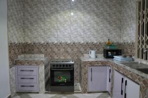 Η κουζίνα ή μικρή κουζίνα στο Al Noor Lodge