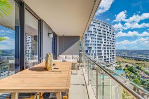 Balkón nebo terasa v ubytování Aura Residence