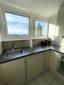 Kuchyň nebo kuchyňský kout v ubytování Apartment - Nähe CHIO Aachen