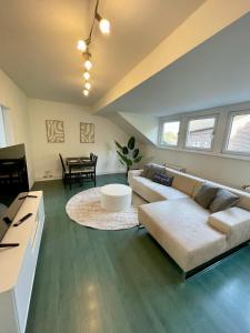 TV a/nebo společenská místnost v ubytování Apartment - Nähe CHIO Aachen