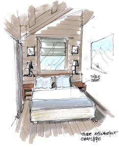 Postel nebo postele na pokoji v ubytování Dent Blanche Resort - TemptingPlaces Collection