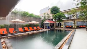 Bazén v ubytování Indochine Sanctuary Boutique Hotel nebo v jeho okolí