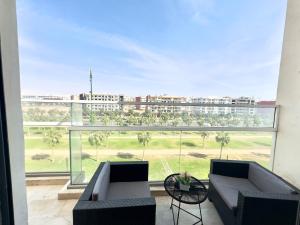 Balkón nebo terasa v ubytování Lux bay