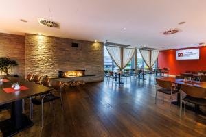 Posezení v ubytování Hotel am Rüssel