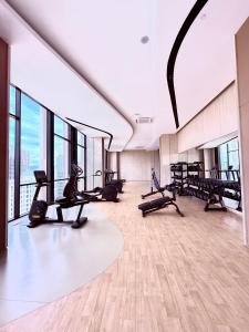 Γυμναστήριο ή/και όργανα γυμναστικής στο AXON LUXURY-Suites