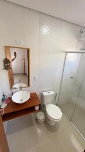 Ένα μπάνιο στο Ape Panoramico no Centro com ar condicionado