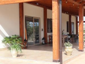 Αίθριο ή υπαίθριος χώρος στο Agriturismo Paradiso