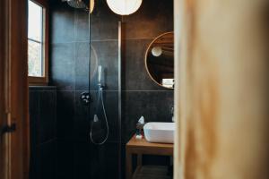 Koupelna v ubytování La Farigoule