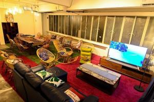 Χώρος καθιστικού στο Sha La La Hostel