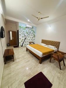 Postel nebo postele na pokoji v ubytování Apple Tower Stays