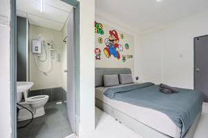 Koupelna v ubytování Mario-Inspired Highlands Escape Family Homestay Clover Home 5-20 + 100 fotografií