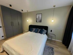 Two Bedroom Apartment LAZDYNAI 객실 침대